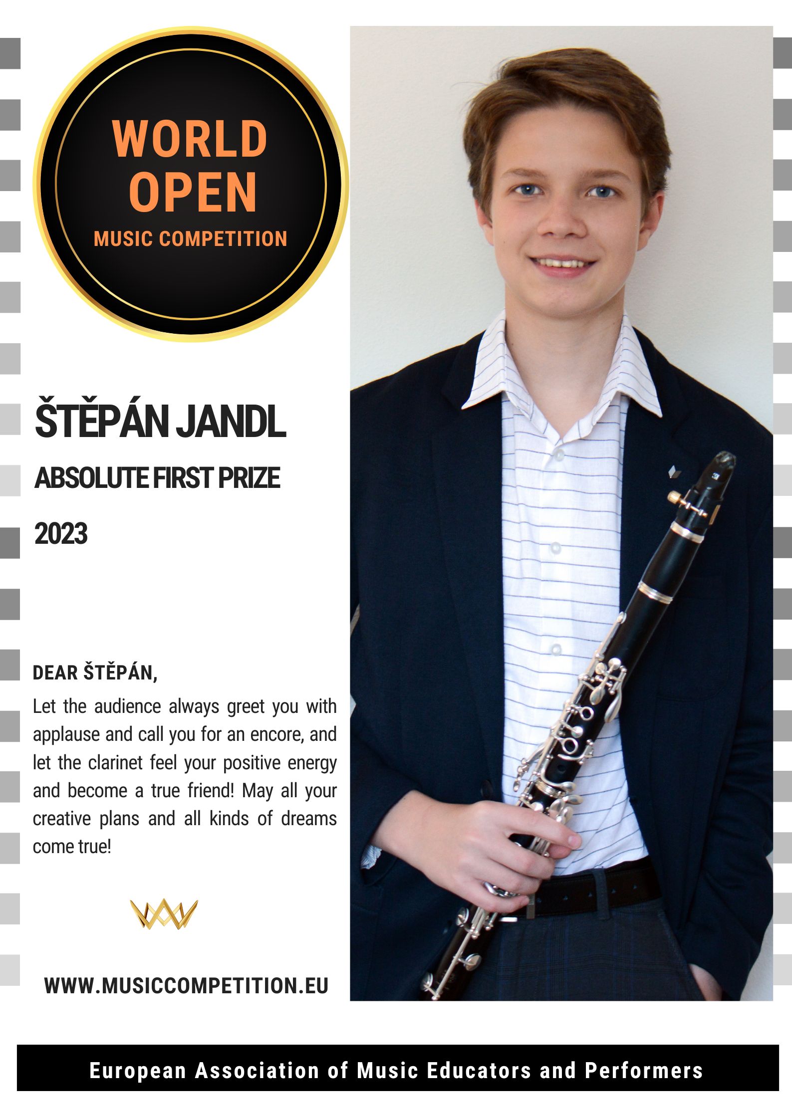 A NEW MOMENT.... A poster with best wishes