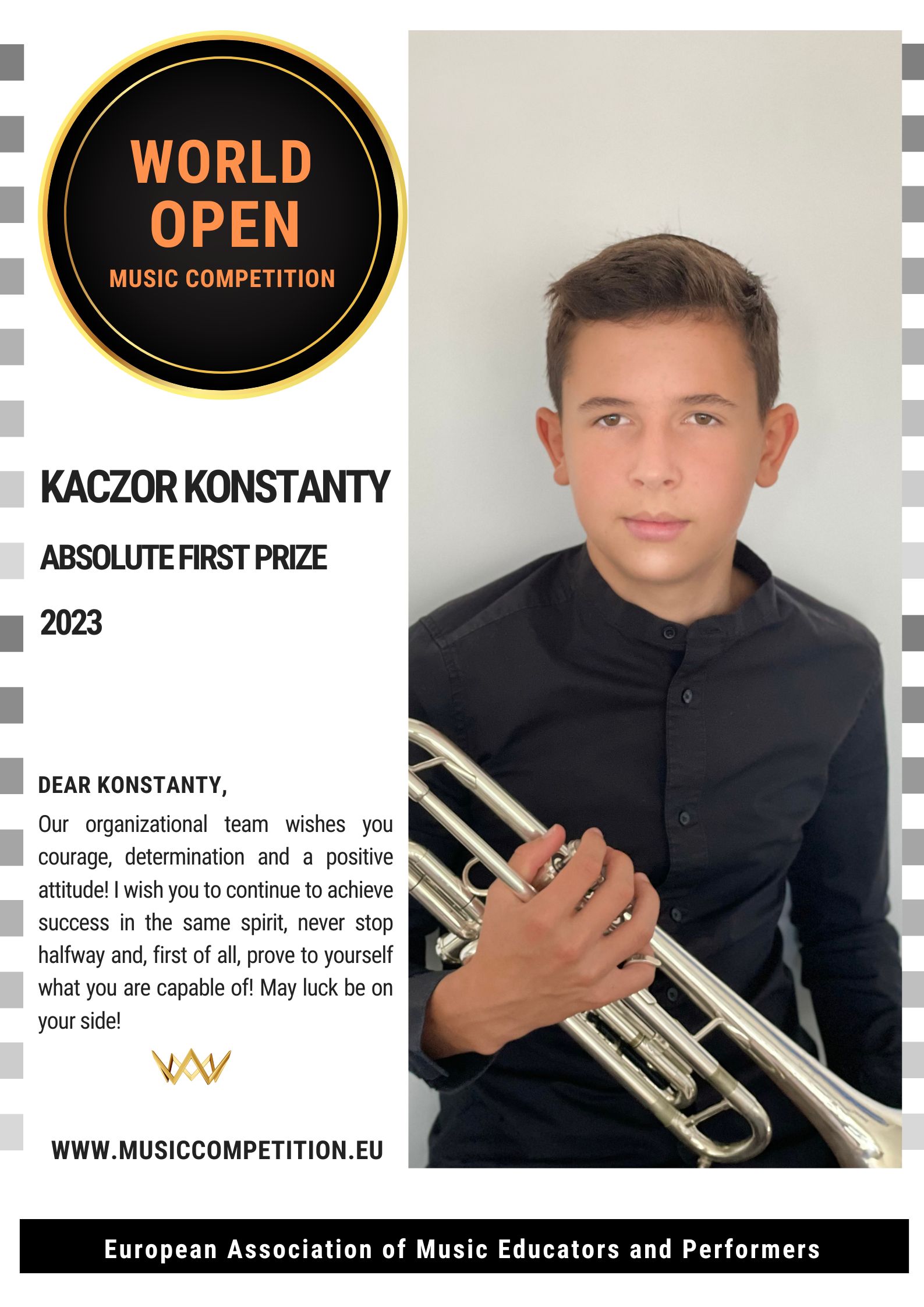 A NEW MOMENT.... A poster with best wishes