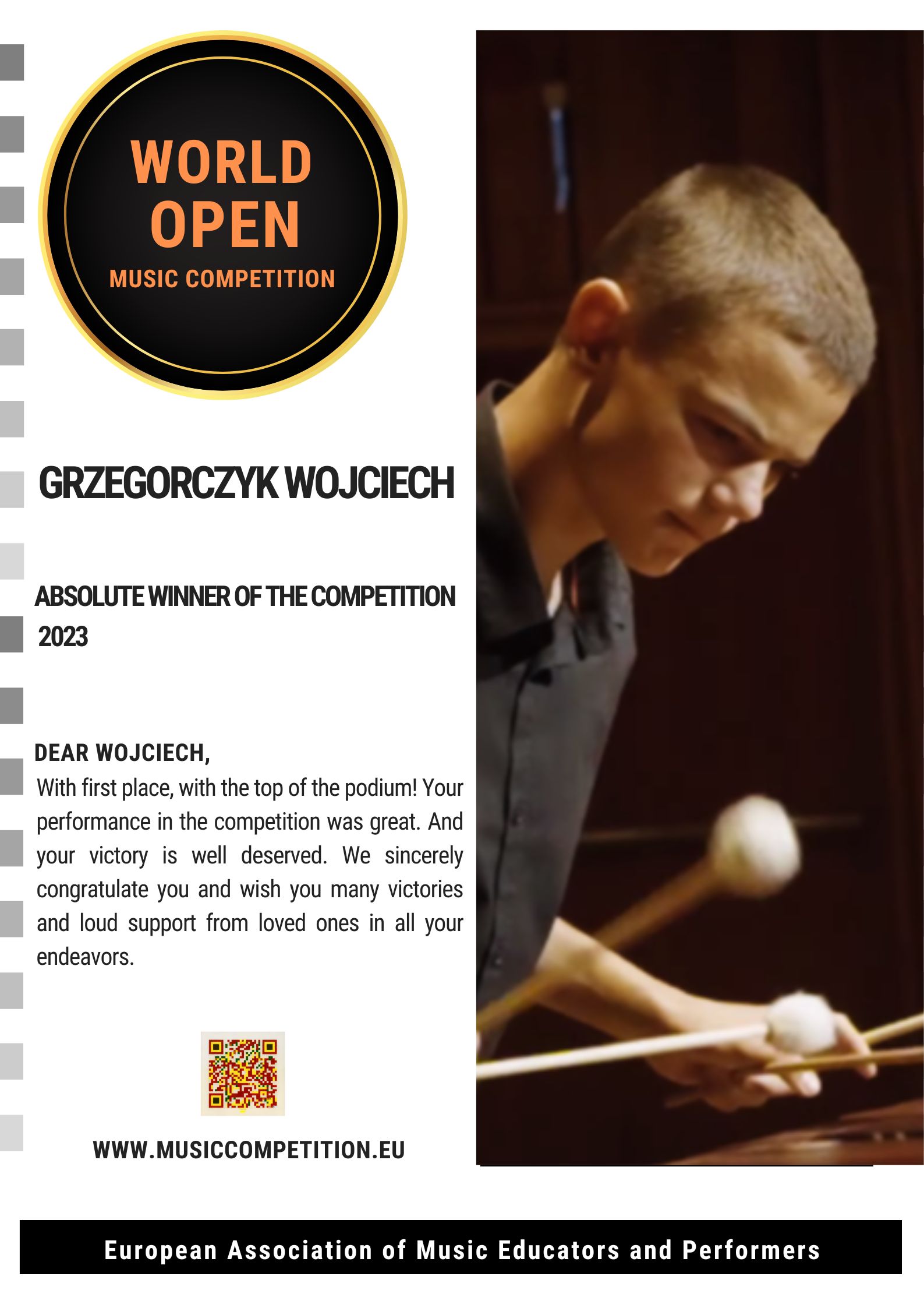 A NEW MOMENT.... A poster with best wishes