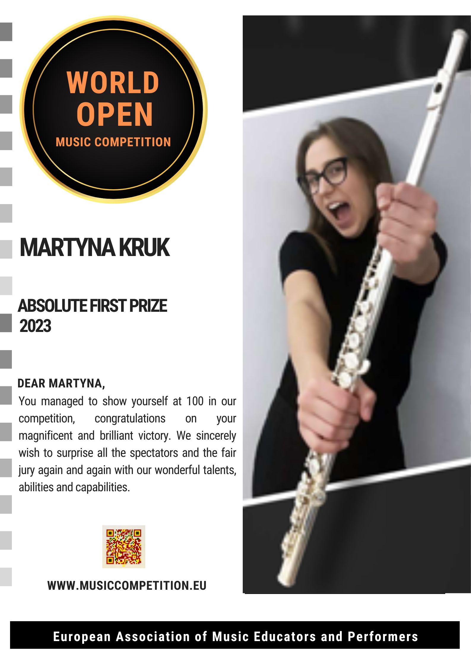 A NEW MOMENT.... A poster with best wishes